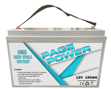 Load image into Gallery viewer, 150AH AGM Deep Cycle Battery 12V SLA Fridge Solar Power Camping Marine Sealed