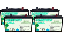 Load image into Gallery viewer, 170Ah x 4 12V LiFePO4 Lithium Iron Deep Cycle Battery Rechargable Replace AGM