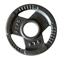 Load image into Gallery viewer, 2.5kg Olympic Solid Cast Iron Hammertone Weight Plate 50mm Free Weights Disc Gym
