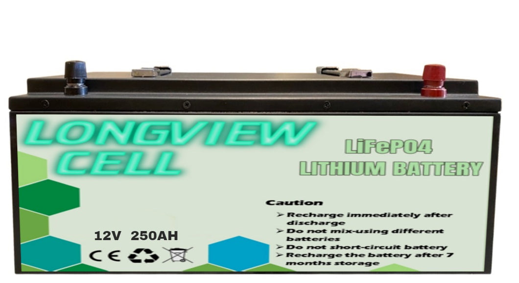 250Ah 12V LiFePO4 Lithium Iron Deep Cycle Battery Rechargable Replace AGM