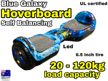 Load image into Gallery viewer, Brand New 6.5&quot; Self Balancing Electric Scooter Hoverboard Skateboard Smart 2 Wheel Blue Galaxy