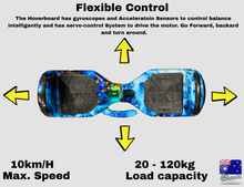Load image into Gallery viewer, Brand New 6.5&quot; Self Balancing Electric Scooter Hoverboard Skateboard Smart 2 Wheel Blue Galaxy