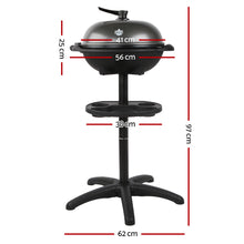 Load image into Gallery viewer, Grillz Portable Electric BBQ With Stand