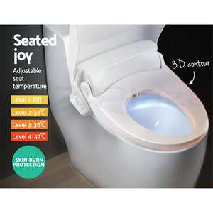 Cefito Smart Electric Bidet Toilet Seat Washlet Auto Electronic Cover Remote Control