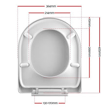 Load image into Gallery viewer, Cefito Soft-close Toilet Seat Cover U Shape Universal Fitting Bathroom Accessory