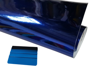 BUY 2 Rolls Get 1 FREE BLUE CHROME Car Vinyl Wrap Film Air Release Bubble Free Decal Sticker Roll For Full Car