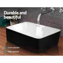 Load image into Gallery viewer, Cefito Ceramic Bathroom Basin Sink Vanity Above Counter Basins Bowl Black White