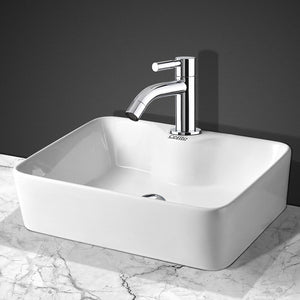 Cefito Ceramic Rectangle Sink Bowl - White