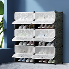 Load image into Gallery viewer, Shoe Storage Cabinet Shoes Rack Shelf Cube Organiser Stackable Portable 6 Tier
