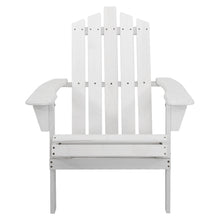 Load image into Gallery viewer, Gardeon Outdoor Sun Lounge Beach Chairs Table Setting Wooden Adirondack Patio - White