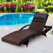 Load image into Gallery viewer, Gardeon Outdoor Sun Lounge Furniture Day Bed Wicker Pillow Sofa Set