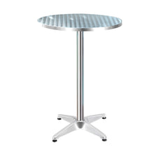 Load image into Gallery viewer, Gardeon Outdoor Bar Table Aluminium Dining Table Round 70CM