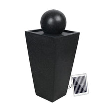 Load image into Gallery viewer, Gardeon Solar Powered Water Fountain - Black