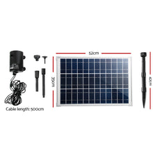 Load image into Gallery viewer, Gardeon 1400L/H Submersible Fountain Pump with Solar Panel