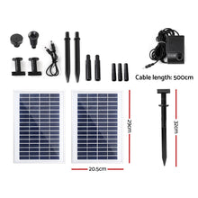 Load image into Gallery viewer, Gardeon Solar Pond Pump Water Fountain Filter Kit Outdoor Submersible Panel