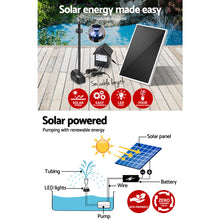 Load image into Gallery viewer, Gardeon Solar Pond Pump Pool Fountain Battery Garden Outdoor Submersible Kit 4FT