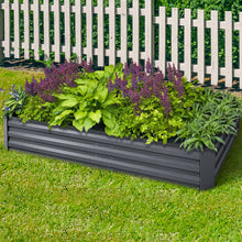 Load image into Gallery viewer, Greenfingers 180x90x30CM Galvanised Raised Garden Bed Steel Instant Planter