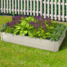 Load image into Gallery viewer, Greenfingers 2x Galvanised Steel Raised Garden Bed Instant Planter Cream 150cmx90cm