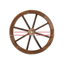 Load image into Gallery viewer, Gardeon Wooden Wagon Wheel X2