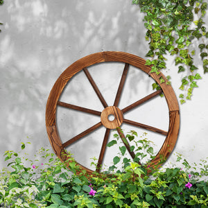 Gardeon Wooden Wagon Wheel