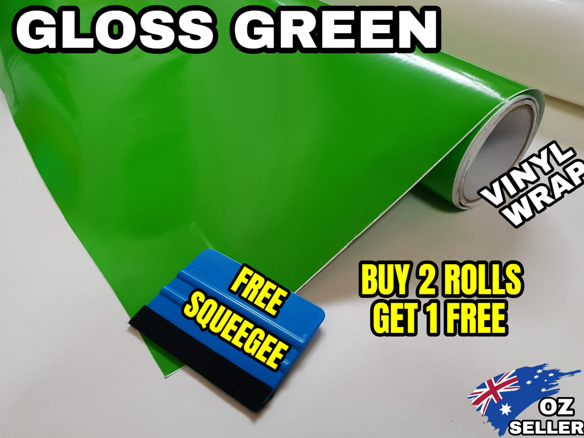 Gloss GREEN Car Vinyl Wrap Online Australia - Styling Vinyl Wraps