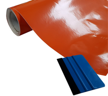Load image into Gallery viewer, BUY 2 Rolls Get 1 FREE Gloss ORANGE Car Vinyl Wrap Film Air Release Bubble Free Decal Sticker Roll For Full Car