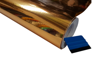 BUY 2 Rolls Get 1 FREE GOLD CHROME Car Vinyl Wrap Film  Air Release Bubble Free Decal Sticker Roll For Full Car