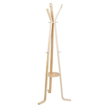 Load image into Gallery viewer, Artiss Wooden Coat Hanger Stand - Beige