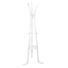 Load image into Gallery viewer, Artiss Wooden Coat Hanger Stand - White
