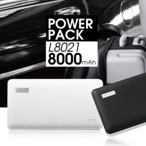 PNY (L8021) 8000mAh PowerPack Universal Rechargeable Battery Power Bank with output 2.1A, 5V