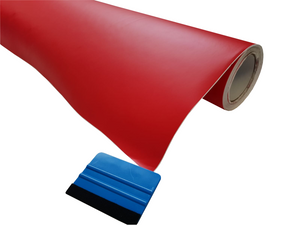 BUY 2 Rolls Get 1 FREE Matte RED Car Vinyl Wrap Film Air Release Bubble Free Decal Sticker Roll For Full Car