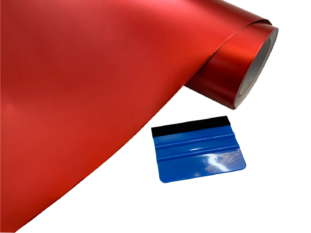 BUY 2 Rolls Get 1 FREE METALLIC CHROME RED Car Vinyl Wrap Film Air Release Bubble Free Decal Sticker Roll For Full Car