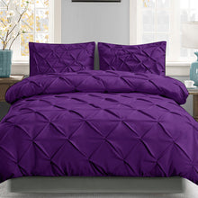 Load image into Gallery viewer, Giselle Luxury Classic Bed Duvet Doona Quilt Cover Set Hotel Queen Purple