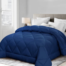 Load image into Gallery viewer, Giselle Bamboo Microfibre Microfiber Quilt 400GSM Doona Duvet SK All Season Blue