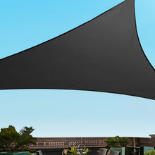 Load image into Gallery viewer, Instahut Sun Shade Sail Canopy Triangle 280gsm 5x5x5m Black