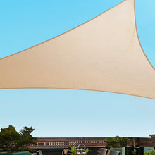 Load image into Gallery viewer, Instahut 5x5x5m Shade Sail Cloth Shadecloth Triangle Heavy Duty Sand Sun Canopy