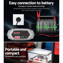 Load image into Gallery viewer, Smart Battery Charger 15A 12V 24V Automatic SLA AGM Car Truck Boat Motorcycle Caravan