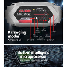 Load image into Gallery viewer, Smart Battery Charger 3.5A 12V 6V Automatic SLA AGM Car Truck Boat Motorcycle Caravan