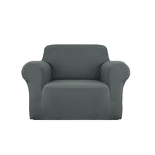Load image into Gallery viewer, Artiss Sofa Cover Elastic Stretchable Couch Covers Grey 1 Seater