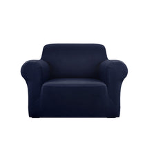 Load image into Gallery viewer, Artiss Sofa Cover Elastic Stretchable Couch Covers Navy 1 Seater