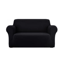 Load image into Gallery viewer, Artiss Sofa Cover Elastic Stretchable Couch Covers Black 2 Seater