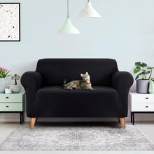 Load image into Gallery viewer, Artiss Sofa Cover Elastic Stretchable Couch Covers Black 2 Seater
