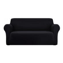 Load image into Gallery viewer, Artiss Sofa Cover Elastic Stretchable Couch Covers Black 3 Seater