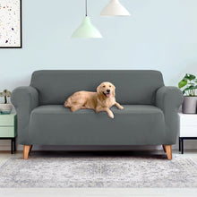 Load image into Gallery viewer, Artiss Sofa Cover Elastic Stretchable Couch Covers Grey 3 Seater