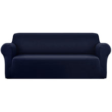 Load image into Gallery viewer, Artiss Sofa Cover Elastic Stretchable Couch Covers Navy 4 Seater
