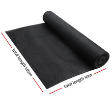 Load image into Gallery viewer, Instahut 70% Sun Shade Cloth Shadecloth Sail Roll Mesh 1.83x10m 175gsm Black