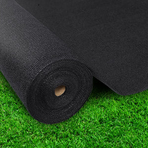 Instahut 70% UV Sun Shade Cloth Shadecloth Sail Roll Mesh Garden Outdoor 1.83x20m Black
