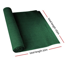 Load image into Gallery viewer, Instahut 90% Sun Shade Cloth Shadecloth Sail Roll Mesh 1.83x20m 195gsm Green