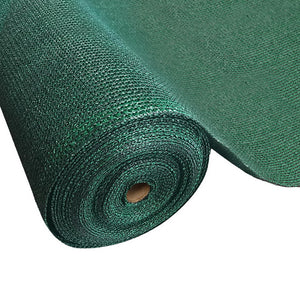 Instahut 50% Sun Shade Cloth Shadecloth Sail Roll Mesh 3.66x10m 100gsm Green