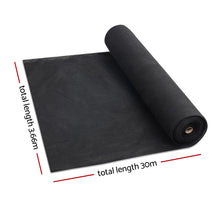 Load image into Gallery viewer, Instahut 3.66x30m 30% UV Shade Cloth Shadecloth Sail Garden Mesh Roll Outdoor Black